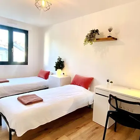 Apartament Centre Des Congres - Balcon - Facultes - Parking *